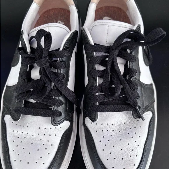 Nike Air Jordan 1 Elevate  low Panda Black and White shoes UNISEX size 8.5 - Picture 4 of 7